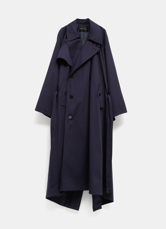 Draped Neck Trench