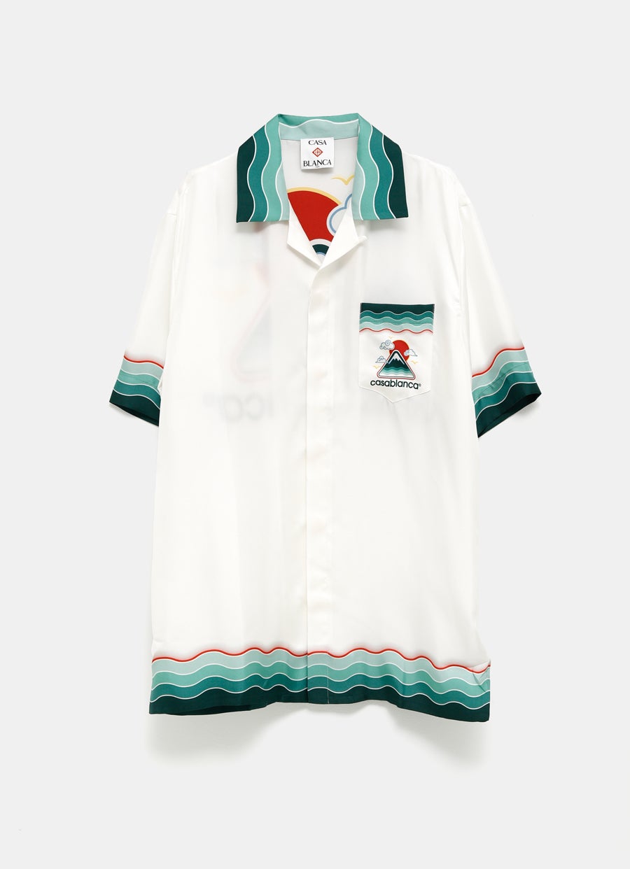 Montagne Ondulee Silk Shirt