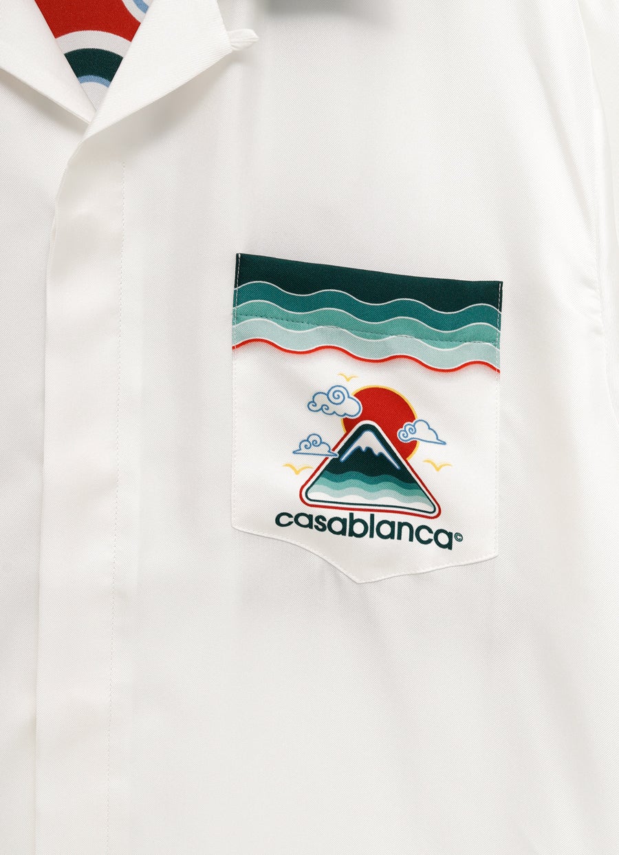 Montagne Ondulee Silk Shirt