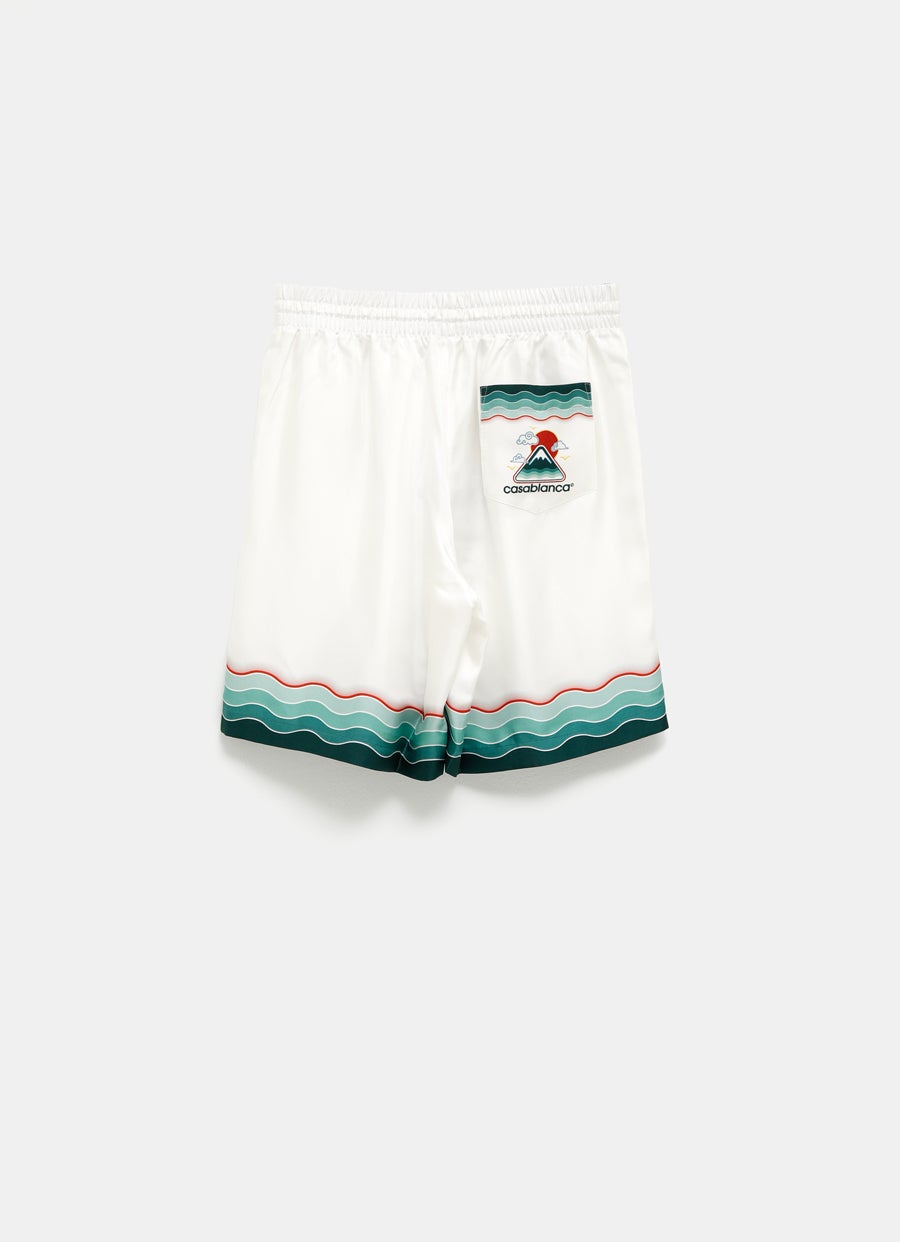 Montagne Ondulee Silk Shorts