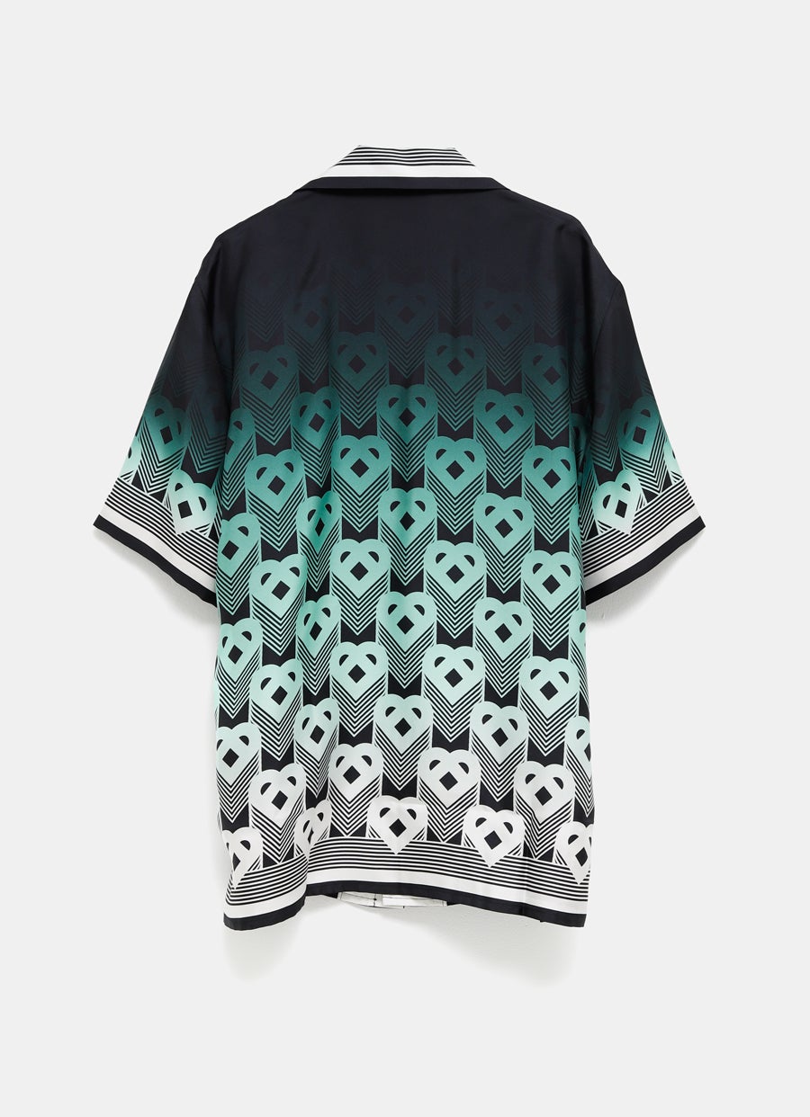 Gradient Monogram Silk Shirt