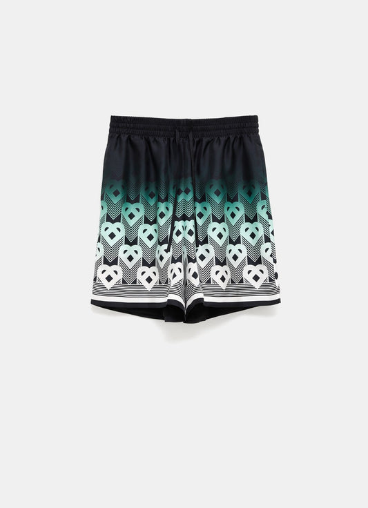 Gradient Monogram Silk Shorts