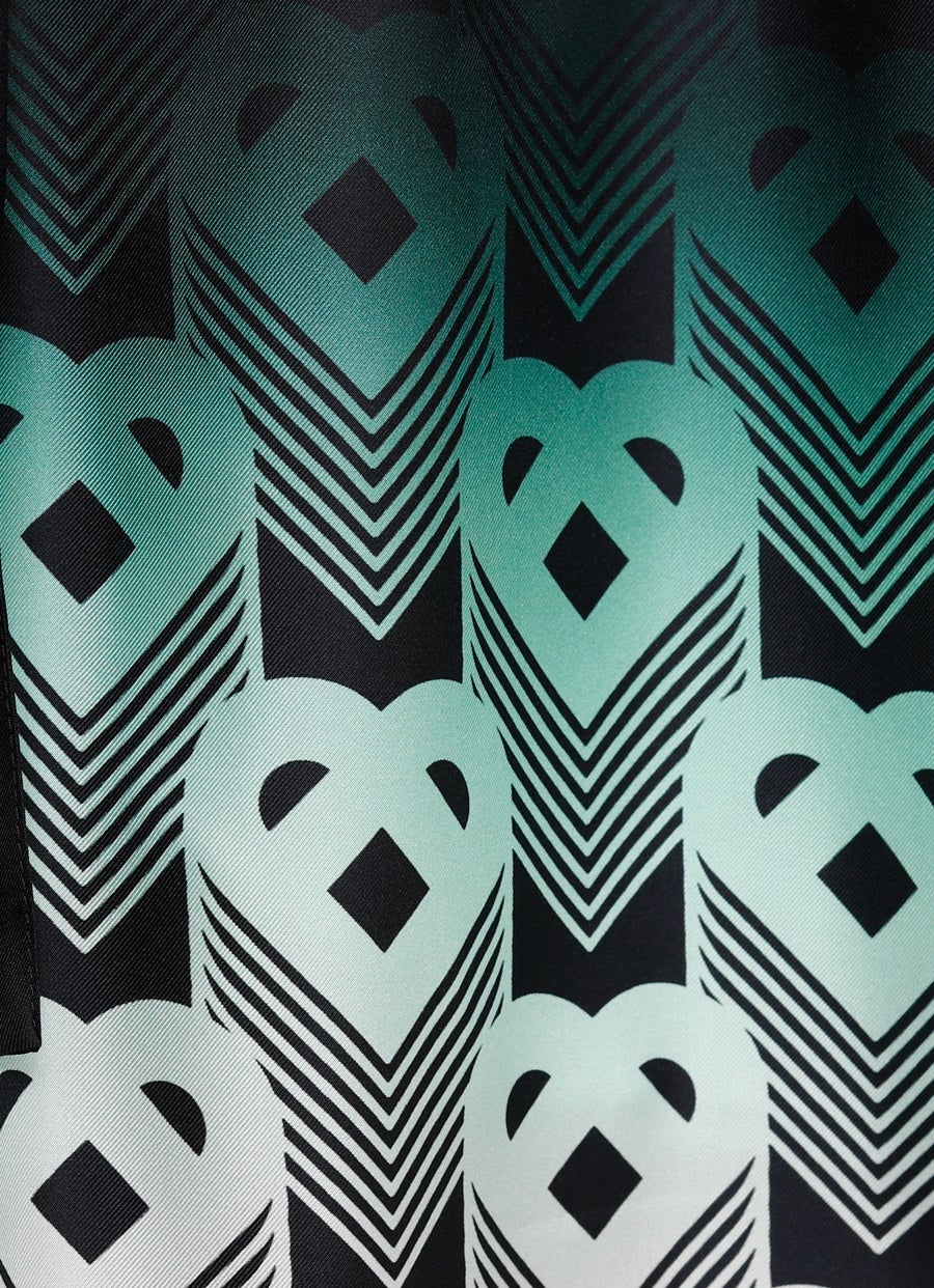 Gradient Monogram Silk Shorts