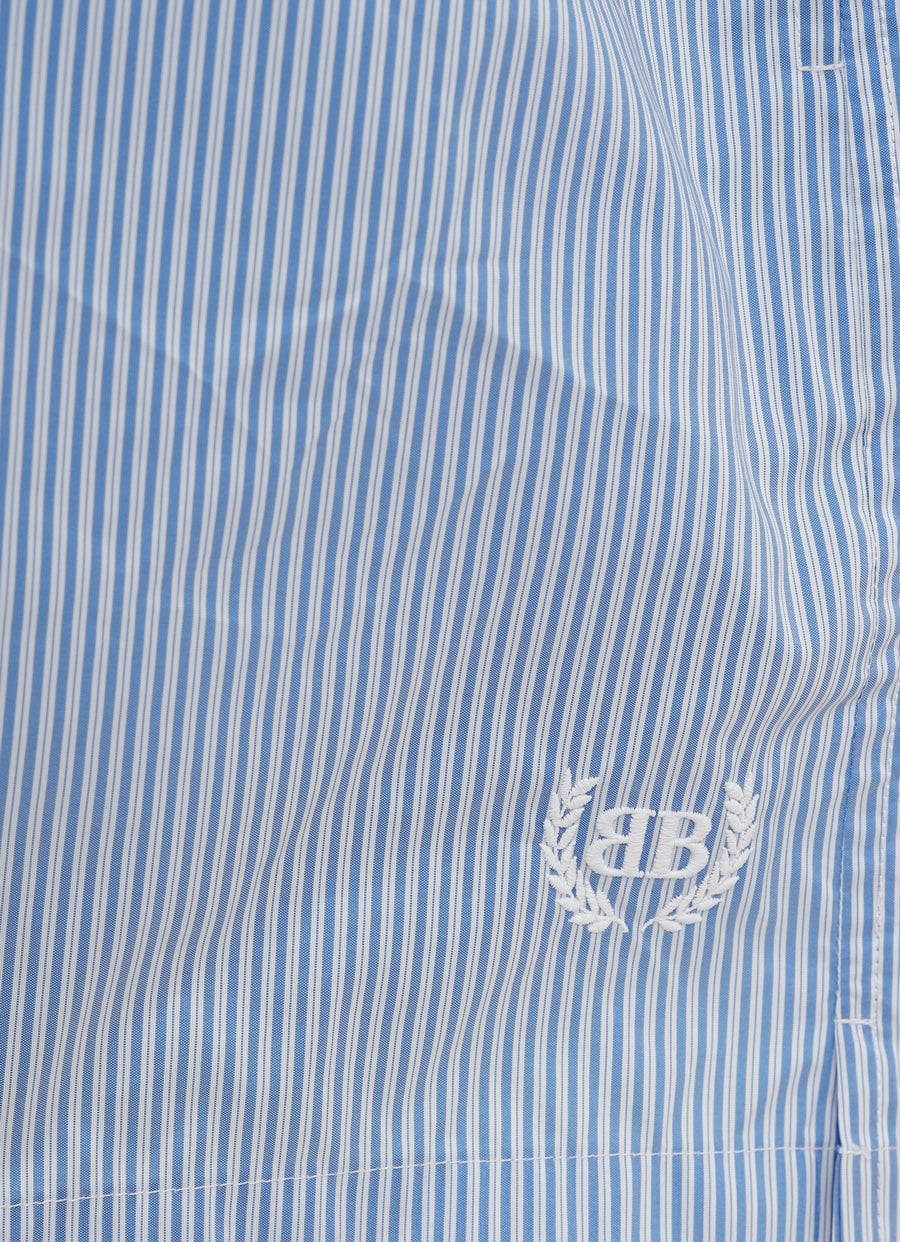 Stripes Boxer Swim Shorts