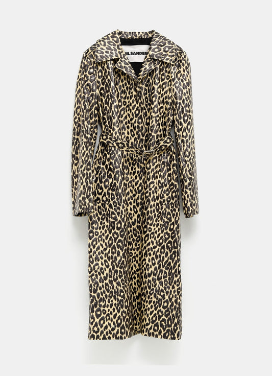 Leopard Trench Coat