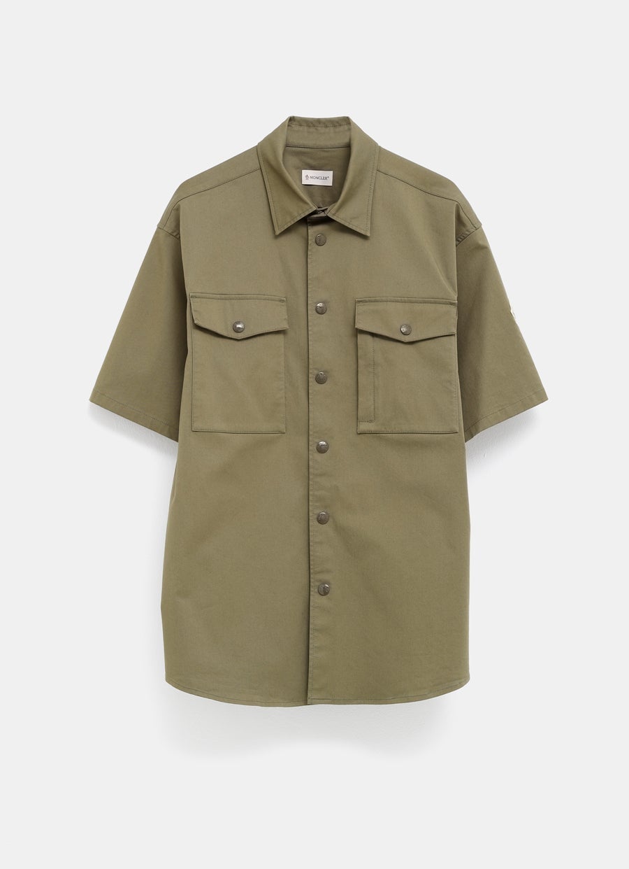 Cotton Gabardine Shirt for Men