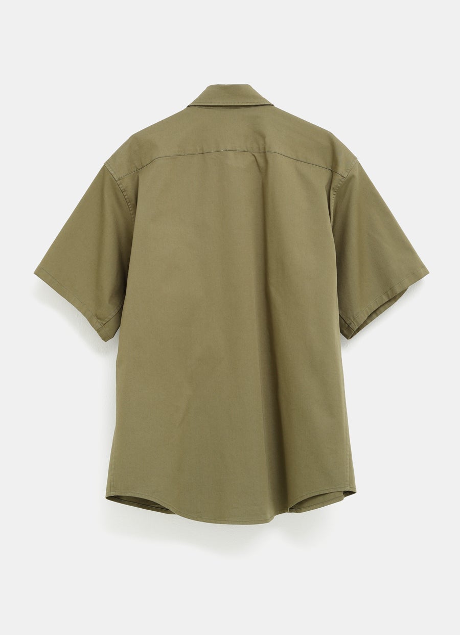 Cotton Gabardine Shirt for Men