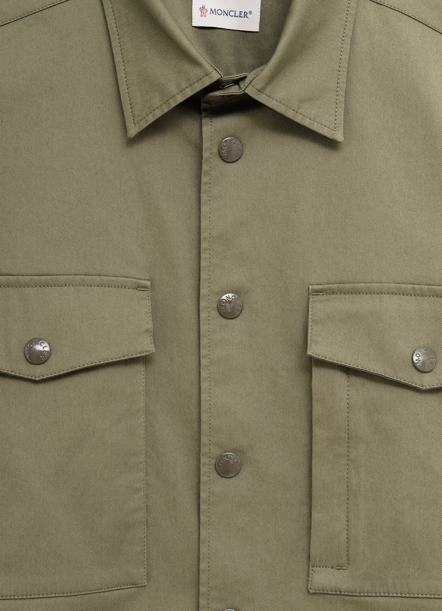Cotton Gabardine Shirt for Men