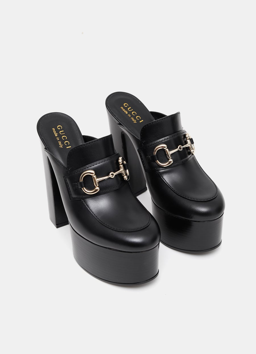 Platform mule with Horsebit for Women