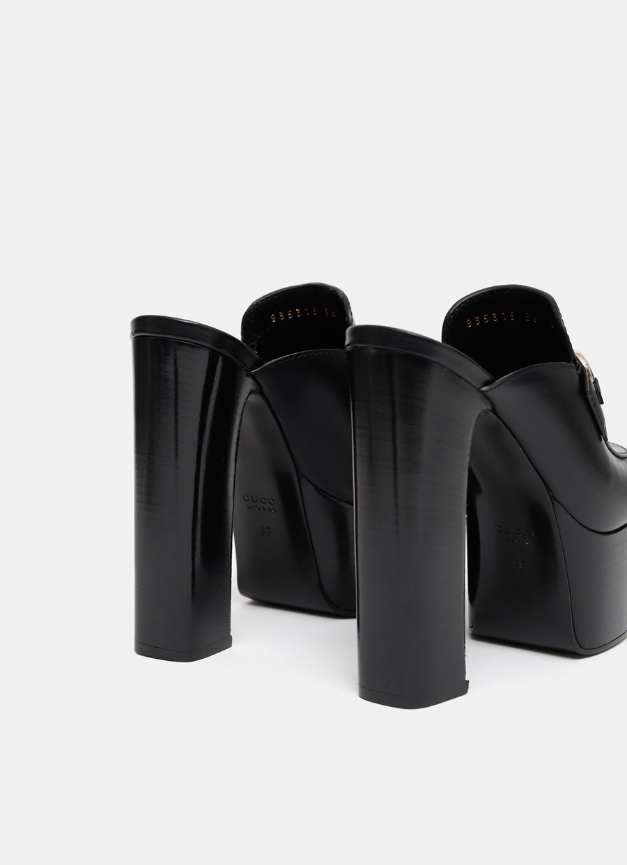 Platform mule with Horsebit for Women
