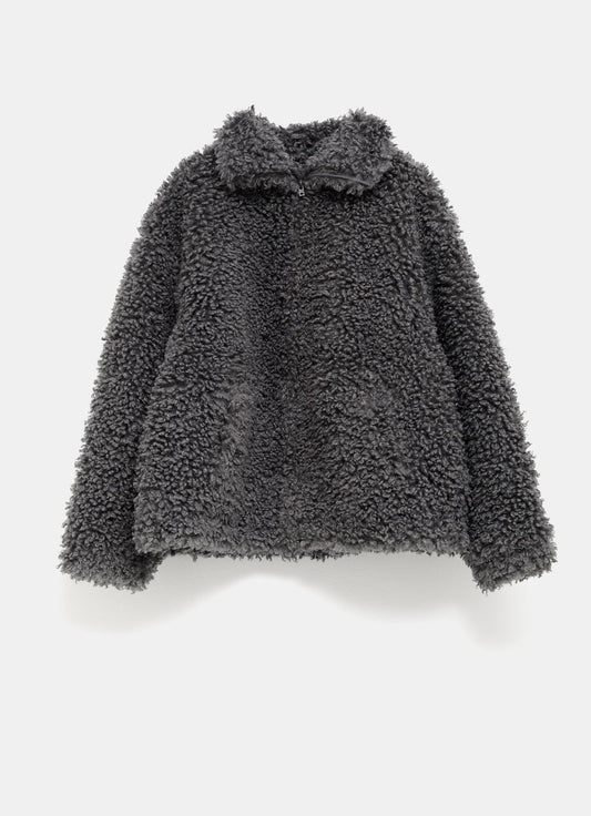 Faux Fur Bomber Jacket