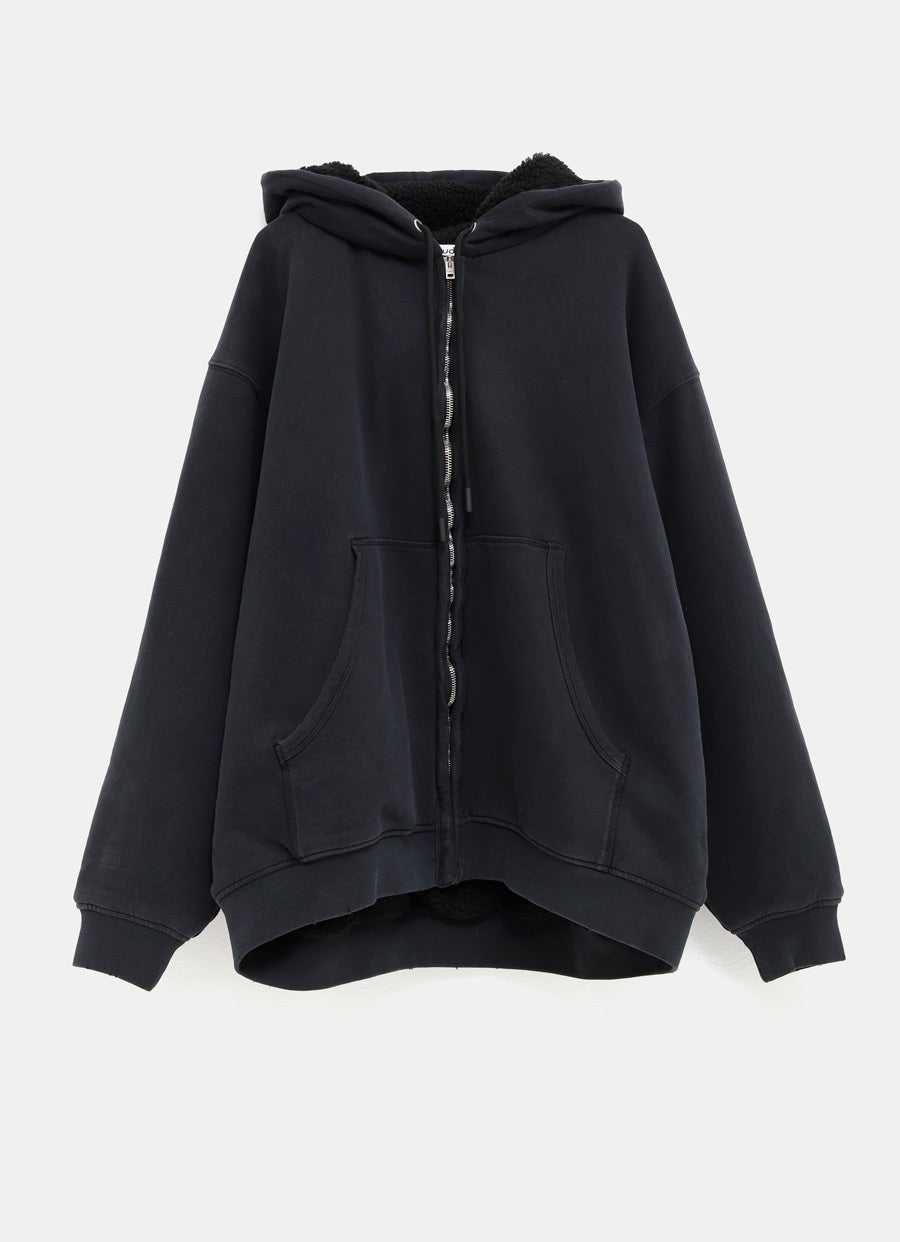 Hooded Zipper Sweater