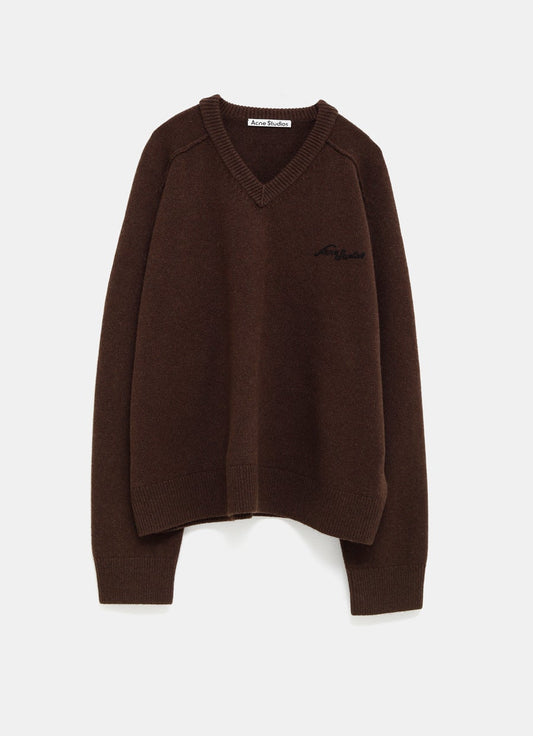 Wool V-Neck Sweater for Men