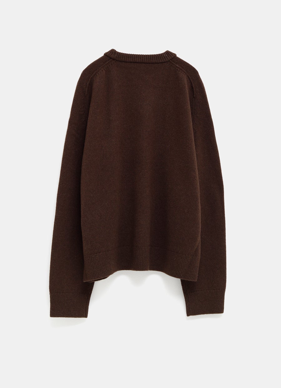 Wool V-Neck Sweater for Men