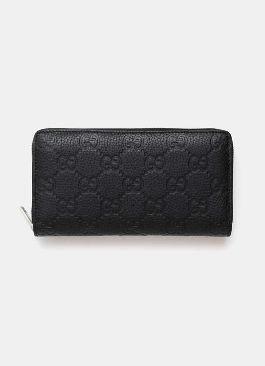 Gucci Imprint Zip Around Wallet