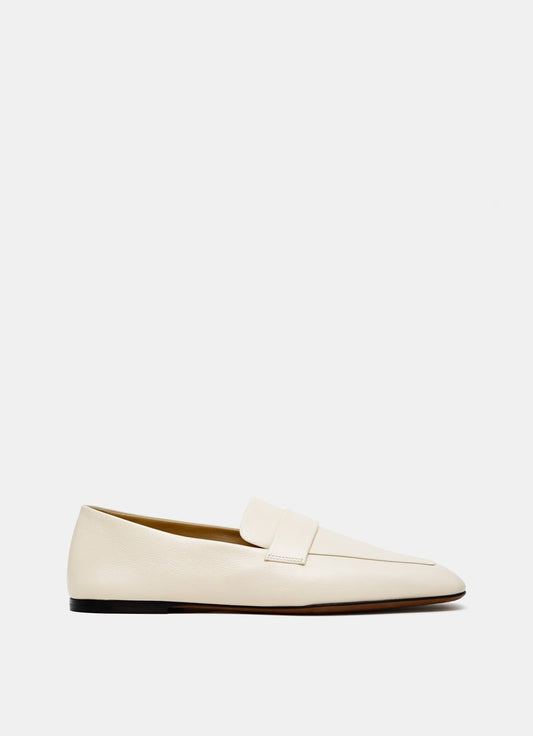 Leather Square Loafer