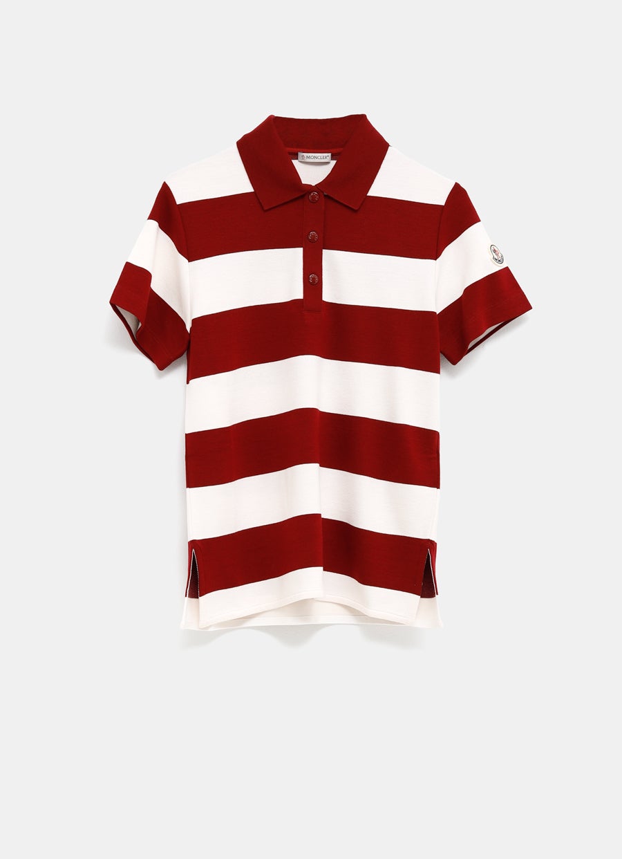 Striped Polo Shirt for Women