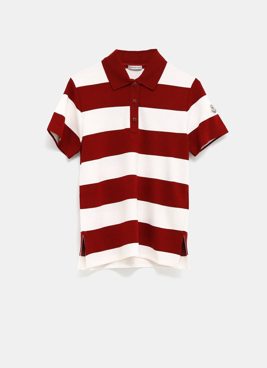 Striped Polo Shirt for Women