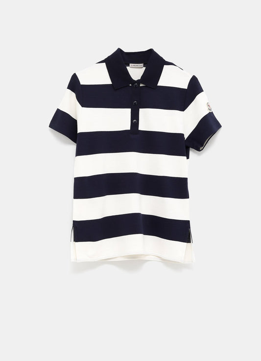 Striped Polo Shirt for Women