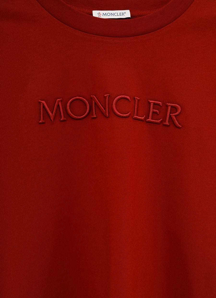 Embroidered Tonal Logo T-Shirt for Women