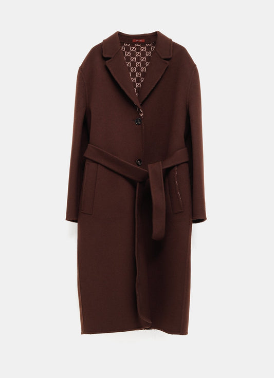Reversible Single Breasted GG Coat