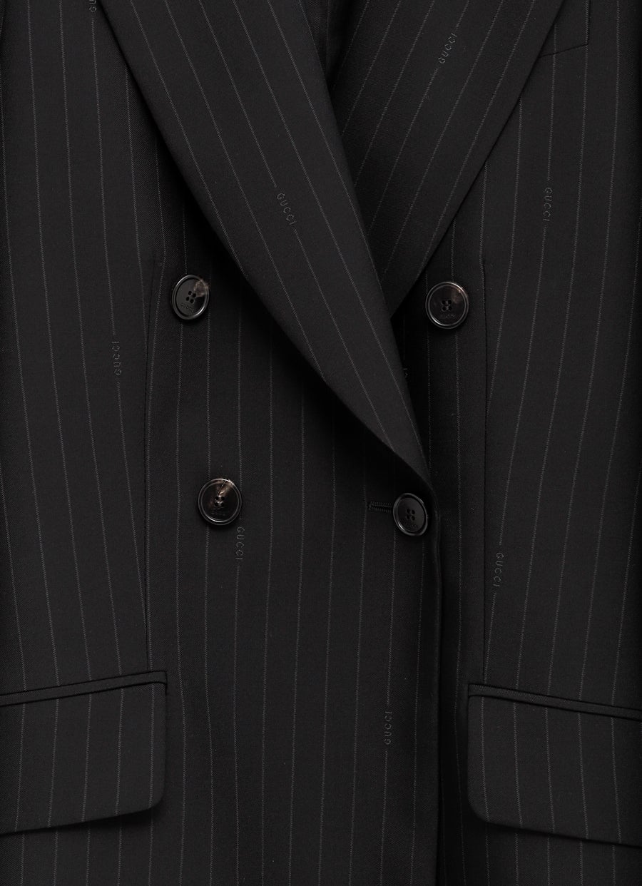 Pinstripe Tailored Jacket