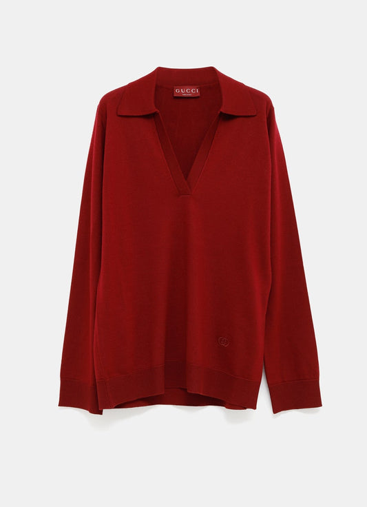 Long Sleeve Polo Top