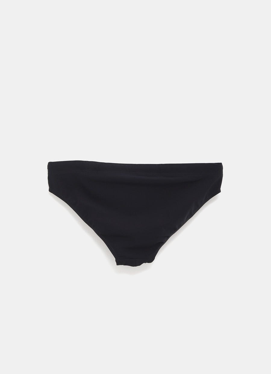Elastane Swim Briefs with Print for Men