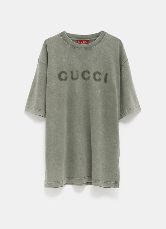 Embroidered Logo T-Shirt for Men