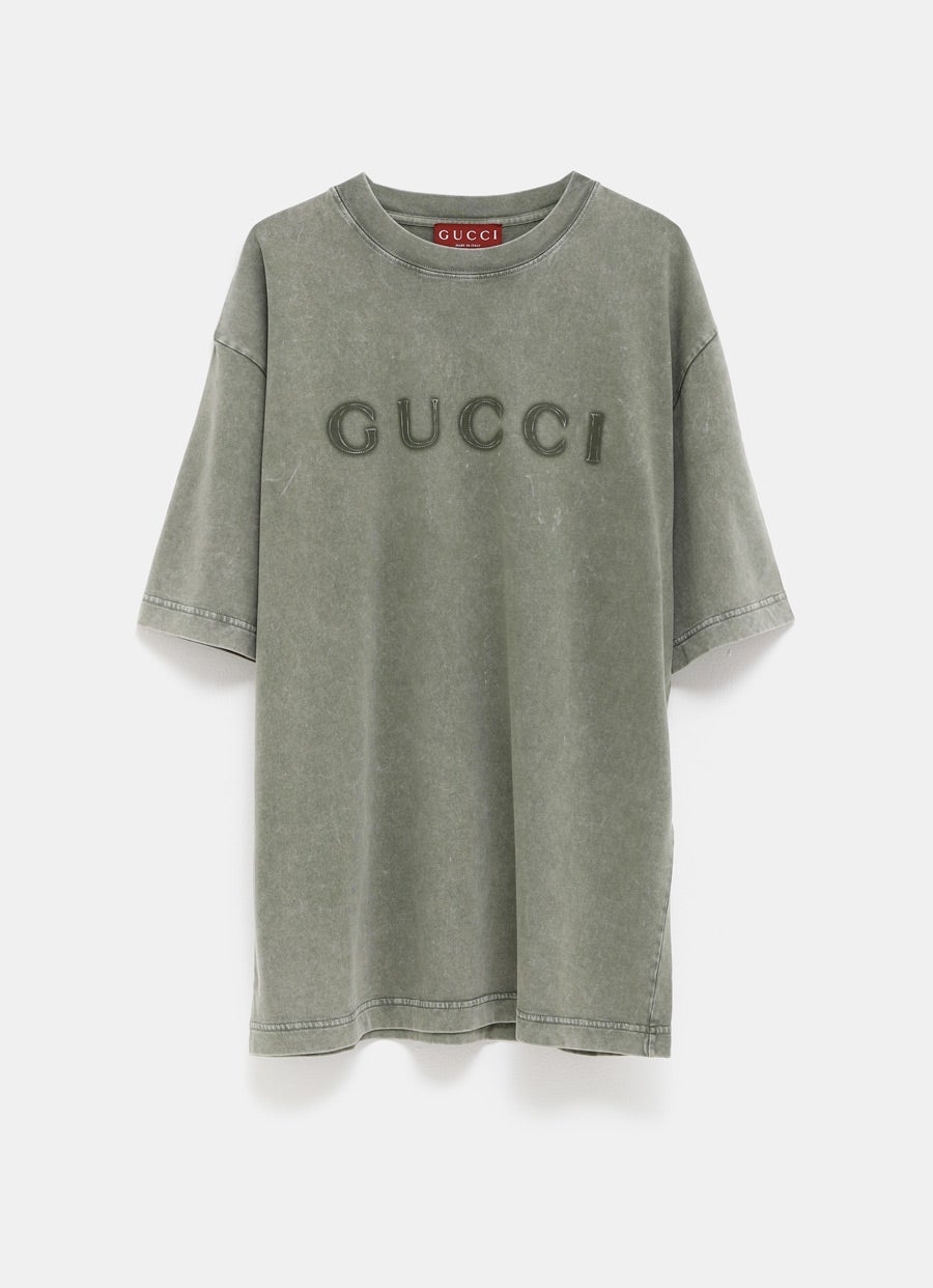 Embroidered Logo T-Shirt for Men
