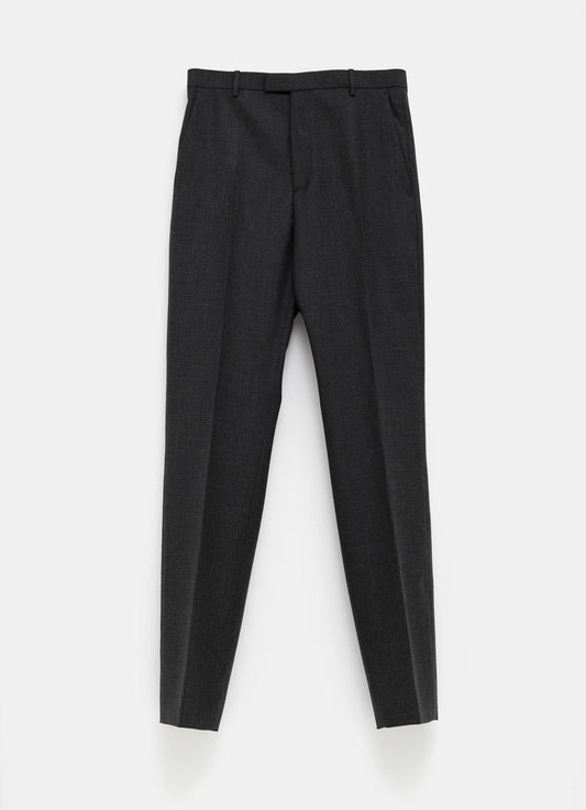 Houndstooth Wool Pant with GG For Men