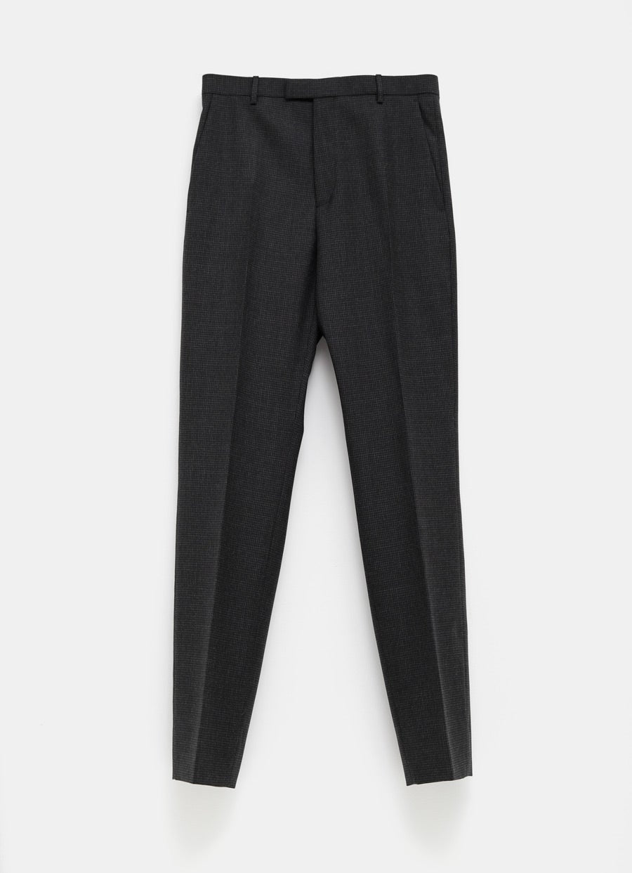 Houndstooth Wool Pant with GG For Men