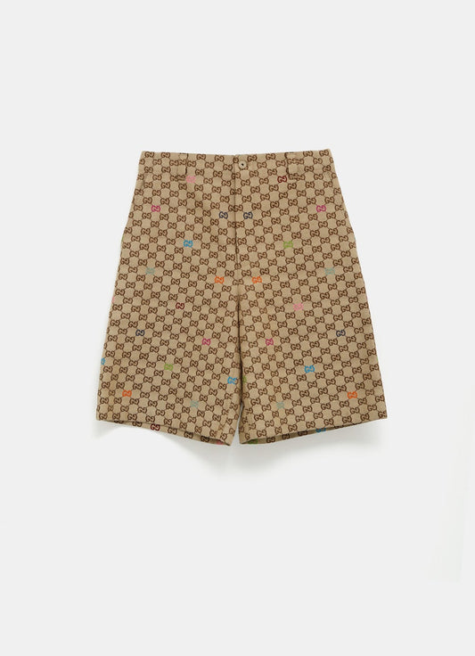 GG Canvas Shorts for Men
