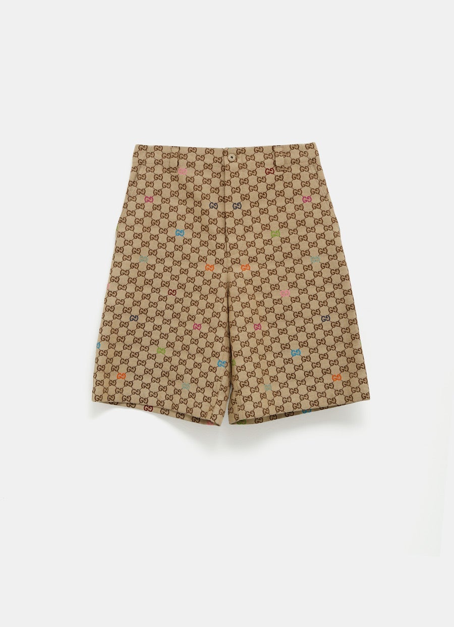 GG Canvas Shorts for Men