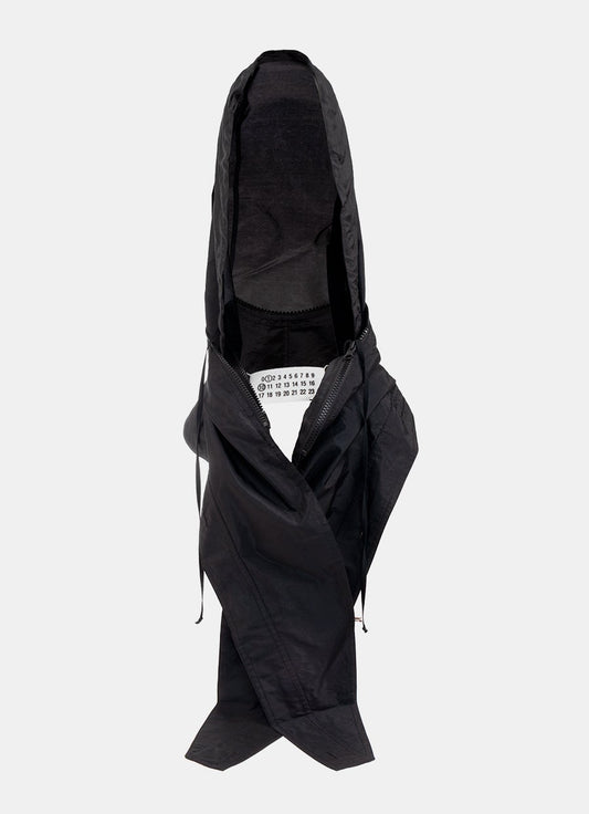 Nylon Scarf with Concealed Hood