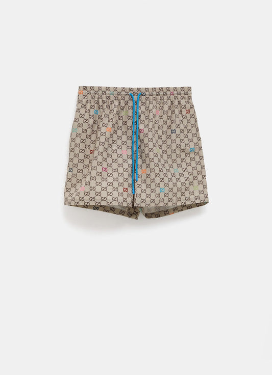 GG Technical Poplin Swim Shorts for Men