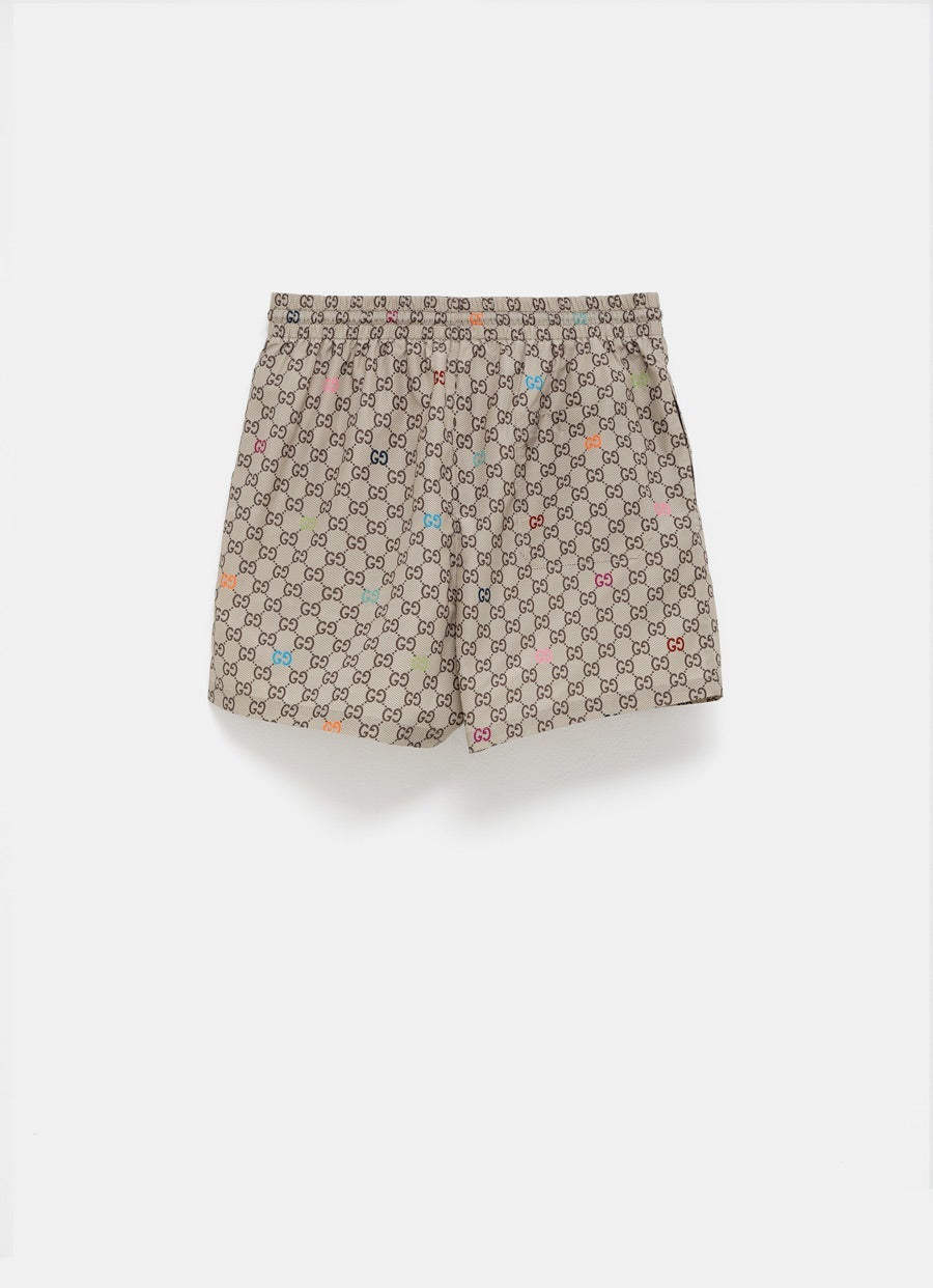 GG Technical Poplin Swim Shorts for Men