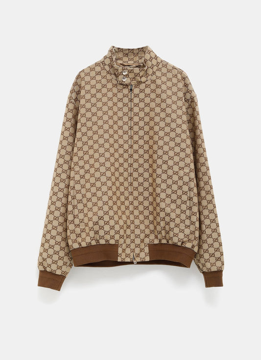 GG Canvas Bomber Jacket for Men