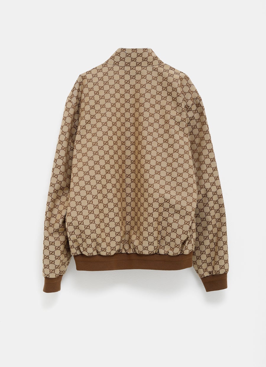 GG Canvas Bomber Jacket for Men