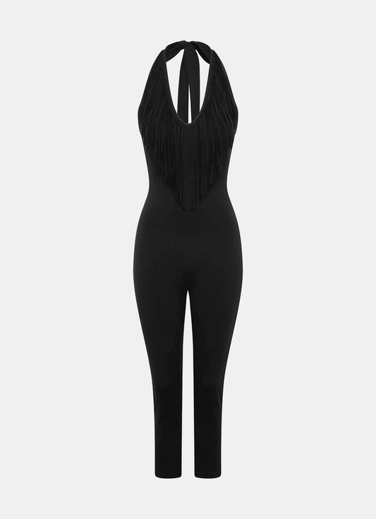 Fringed Capri Playsuit