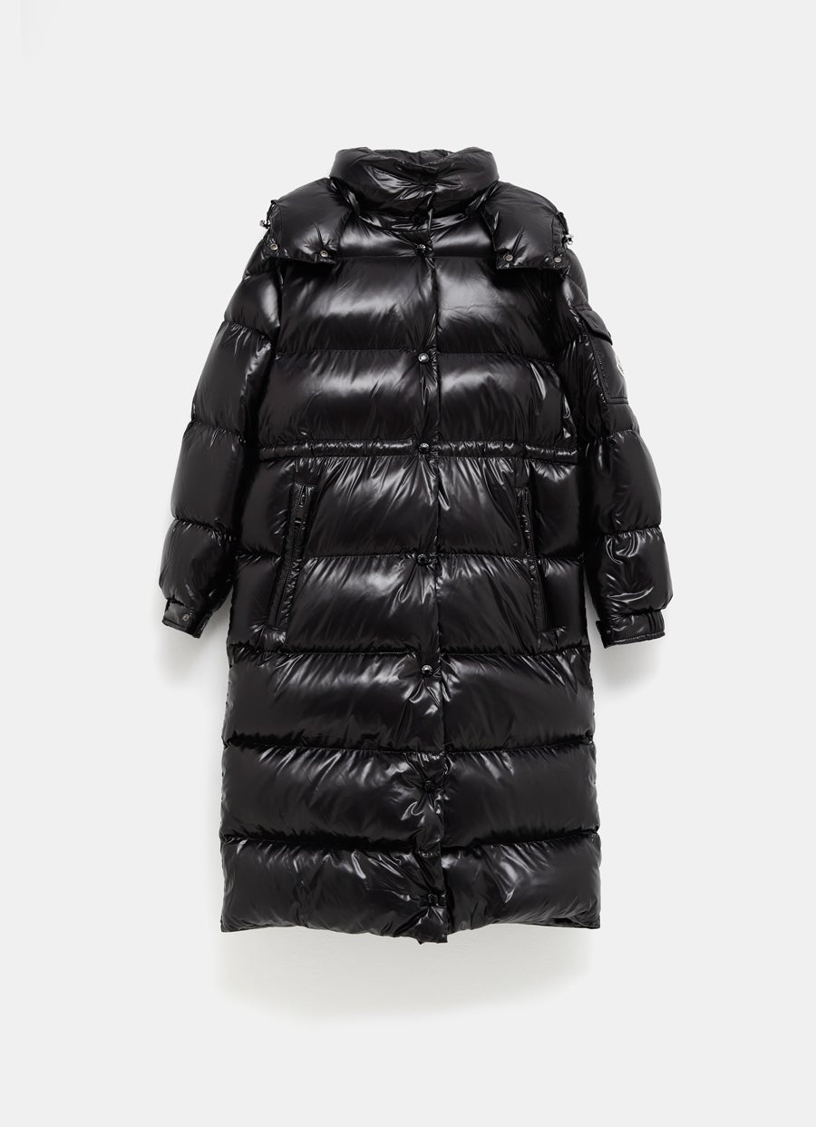 Cavettaz Hooded Long Down Jacket for Women