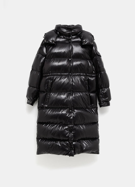 Cavettaz Hooded Long Down Jacket for Women