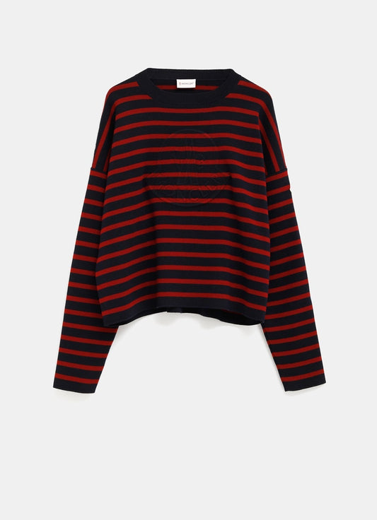 Striped Wool Jumper for Woman