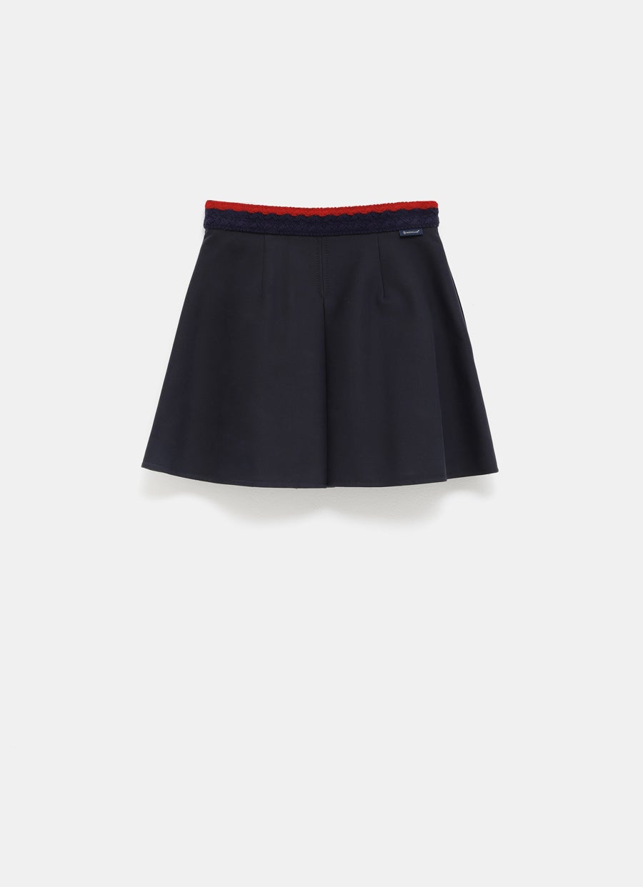 Pleated Mini Skirt