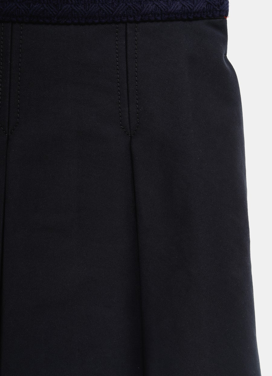 Pleated Mini Skirt