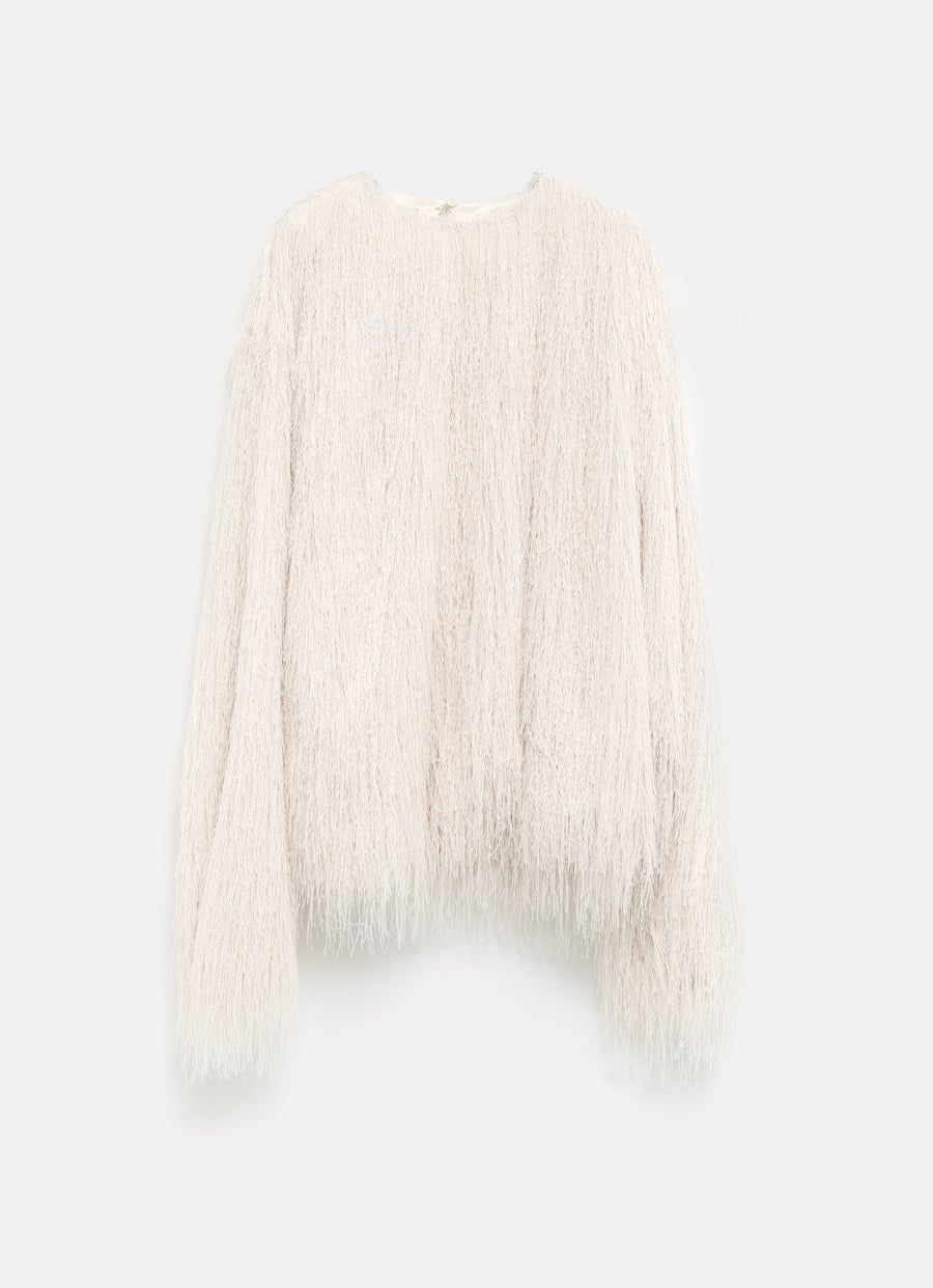 Fringed Cocoon Top