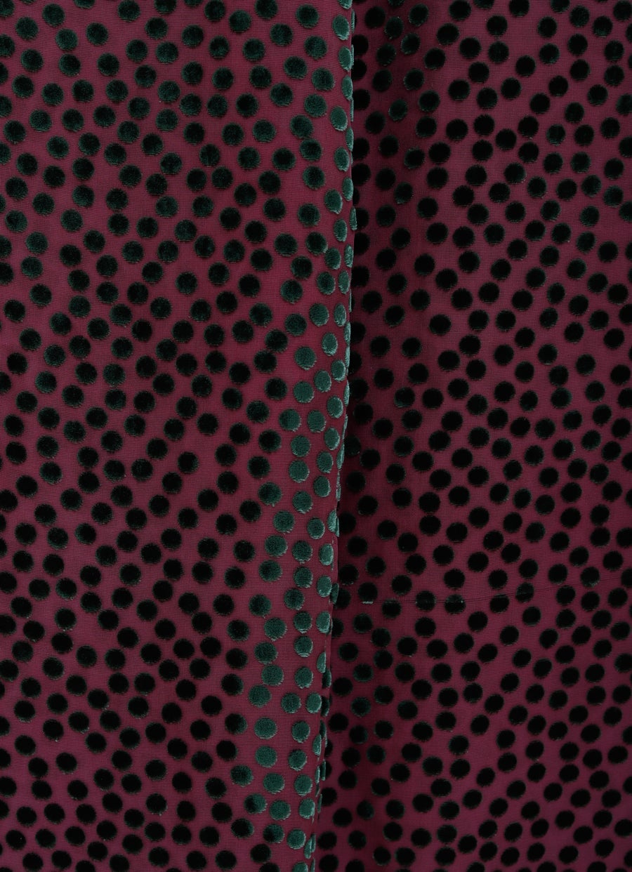 Velvet Polka Dot Pants