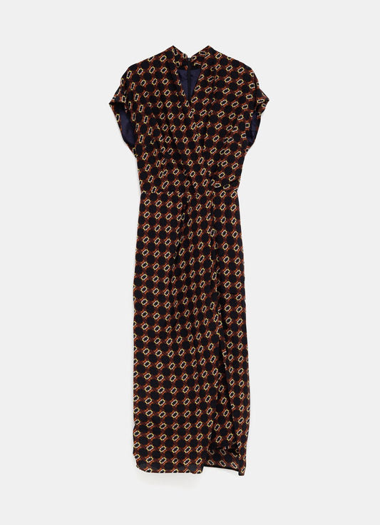 Draped Midi Dress