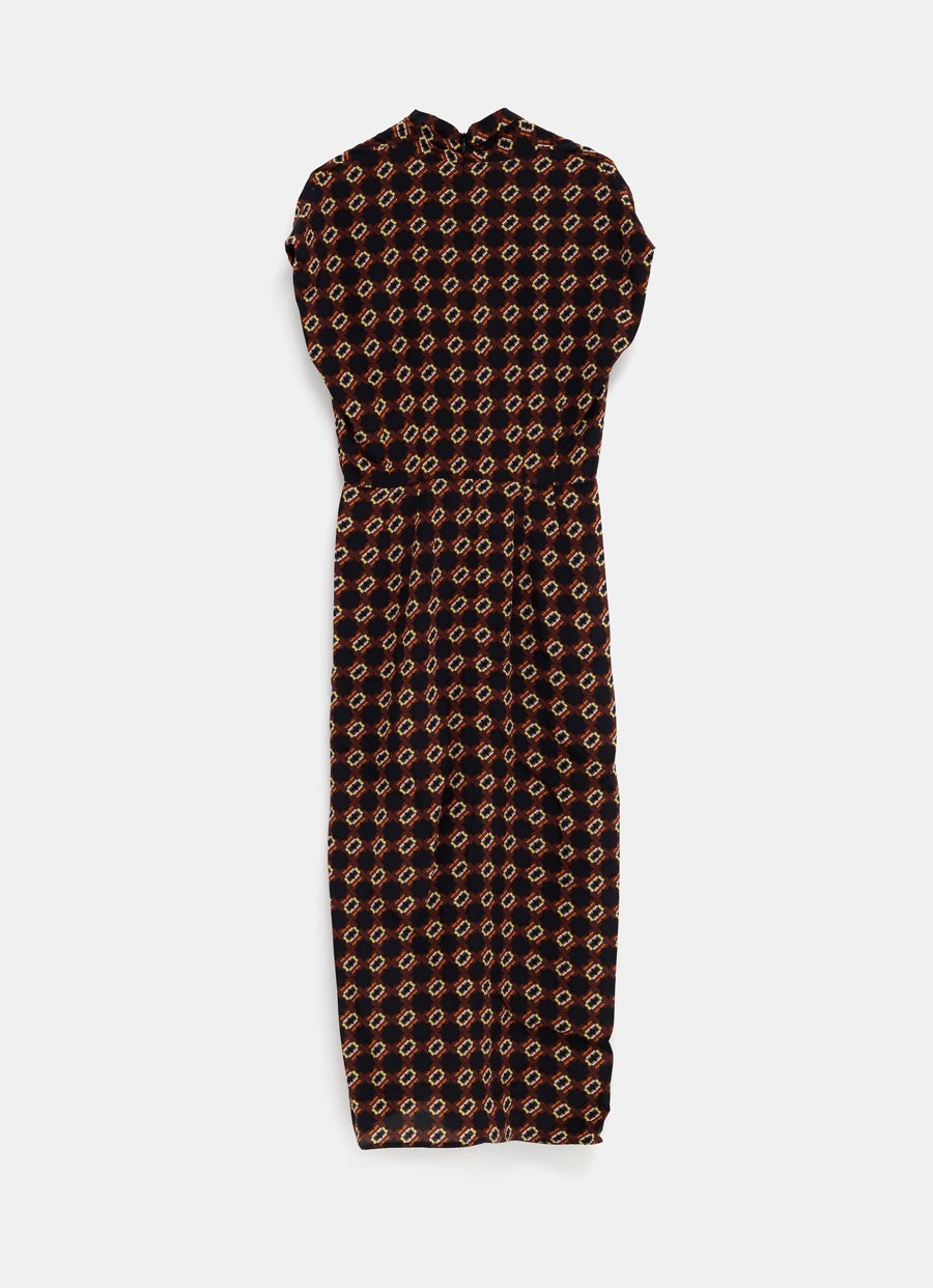 Draped Midi Dress
