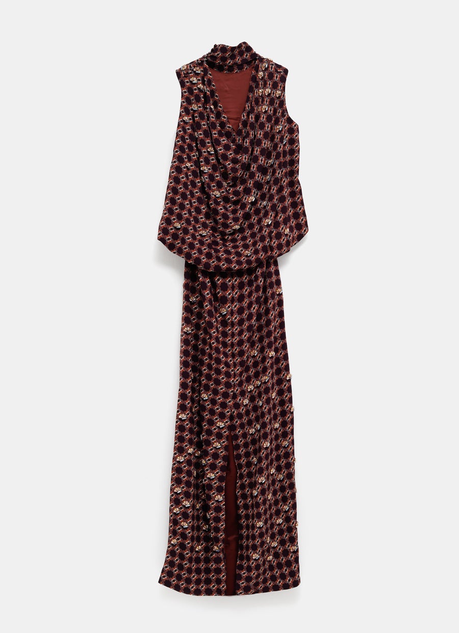Embellished Maxi Dress